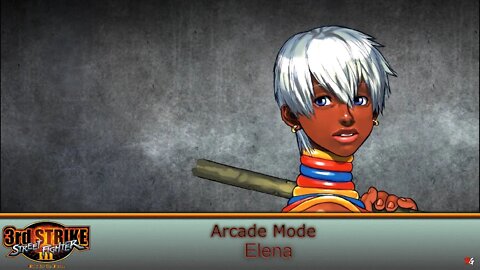 Street Fighter III: 3rd Strike: Arcade Mode - Elena