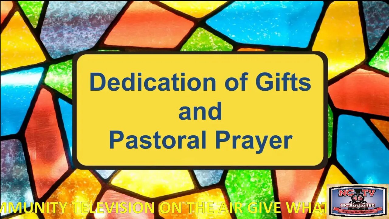 NCTV45 FIRST PRESBYTERIAN CHURCH SERVICE SUNDAY JULY 30 2023