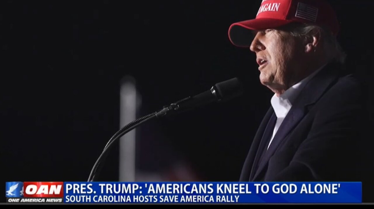 Donald Trump: Americans Kneel To God Alone