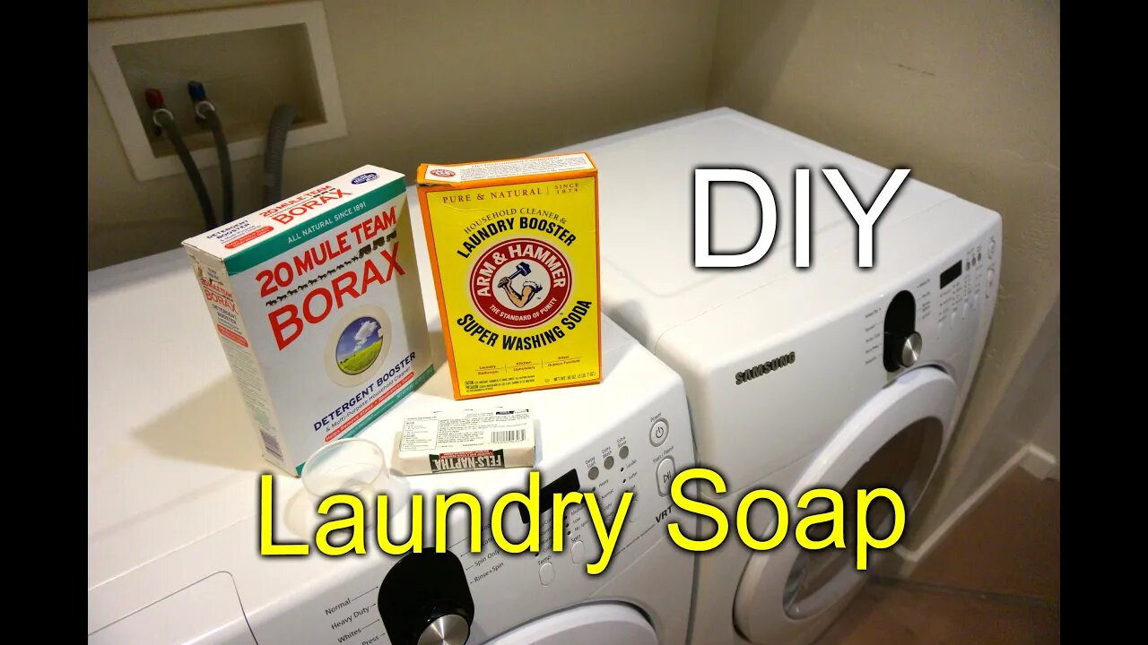 Making Liquid Laundry Soap - How to