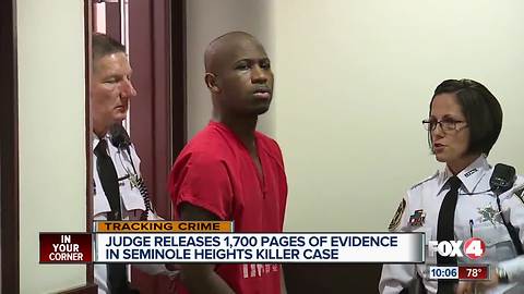 A Florida judge releases documents in the Seminole Heights case