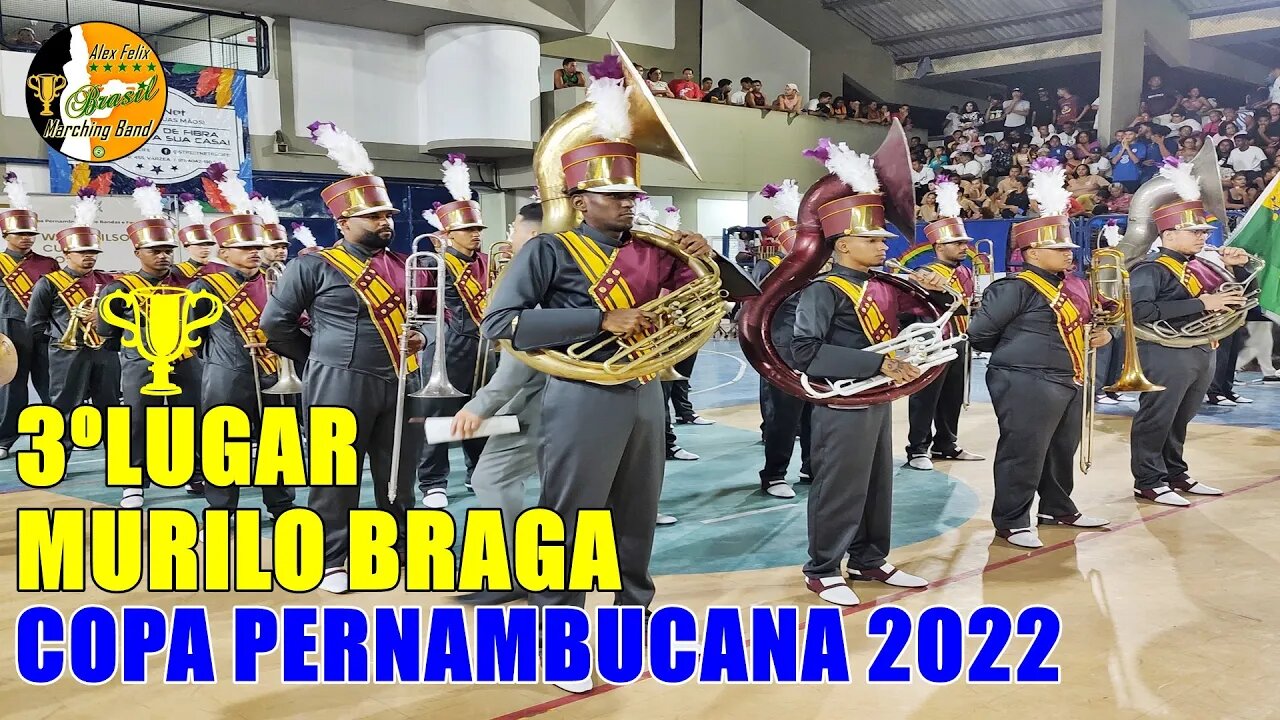 BANDA MARCIAL MURILO BRAGA 2022 NA ETAPA FINAL 2022 DA COPA PERNAMBUCANA DE BANDAS E FANFARRAS 2022