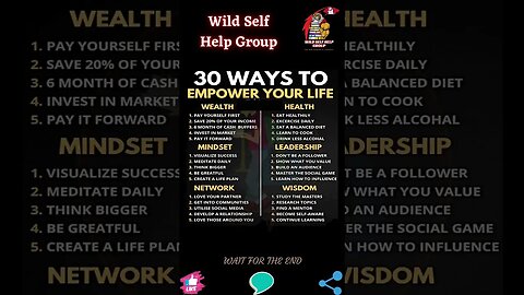 🔥 Ways to empower your life 🔥 #shorts 🔥 #wildselfhelpgroup 🔥 10 August 2023 🔥