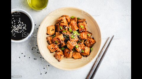 Sticky Tofu Bowl- Vegan