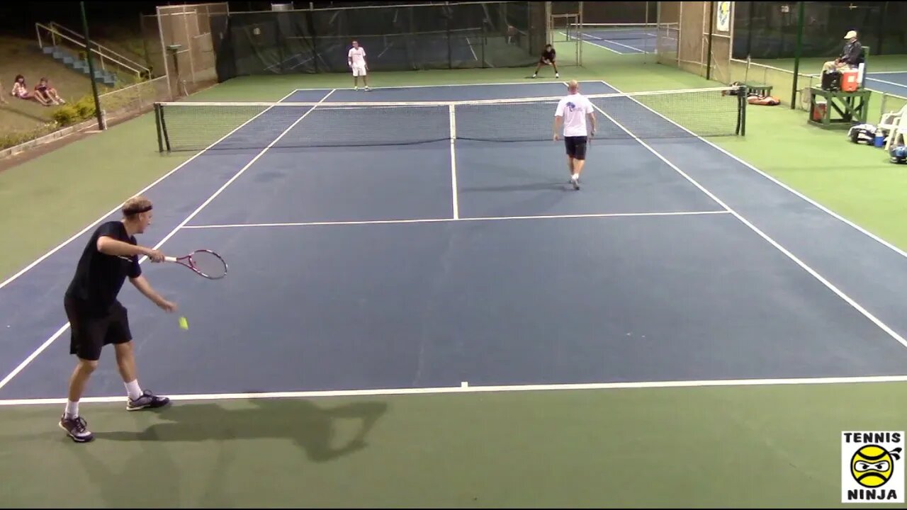 Maatta/Tribler vs. Ma/Spiker SF HIGHLIGHTS - USTA HI Pacific Men's Night Doubles 2013