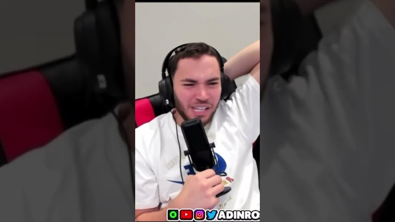Adin Ross gets PRESSED #adinross #andrewtate #ishowspeed #kaicenat #kaicenatlive