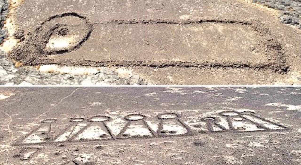 This Pilot Was Flying Over This Mountain When He Made A Surprising Discovery Carved Into The Ground