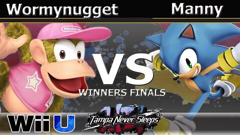 PPG|Wormynugget (Diddy Kong) vs. Noble|Manny (Sonic) - Wii U Winners Finals - TNS7