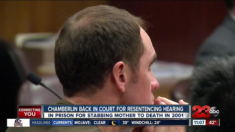 Parker Chamberlin back in court for re-sentencing hearing