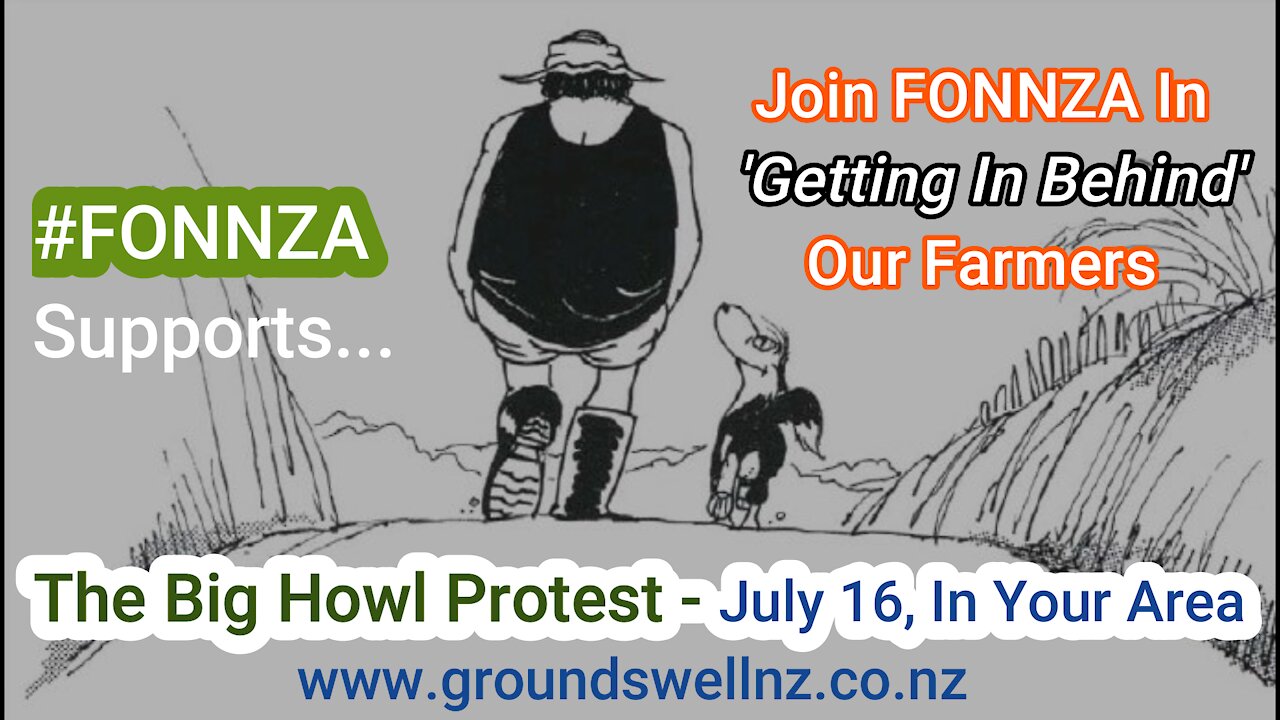 Get Behind Our Farmers In The 'Groundswell' - 'Great Howl' Protests this Friday 16th July 2021