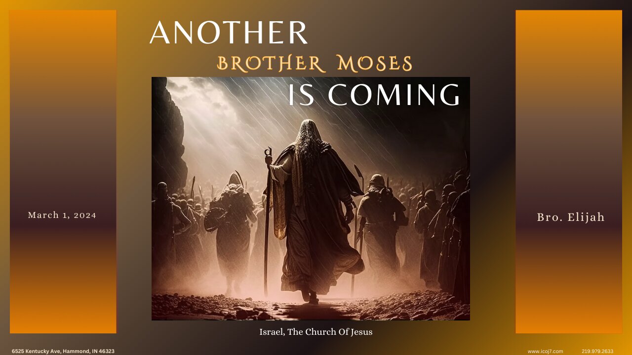 ANOTHER BROTHER MOSES IS COMING