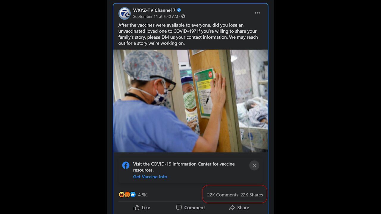 They asked for Unvaccinated COVID Death Stories and got 258k Unexpected Responses