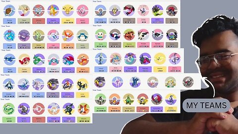 I BUILD TEAMS in EVERY GENERATION of Pokemon