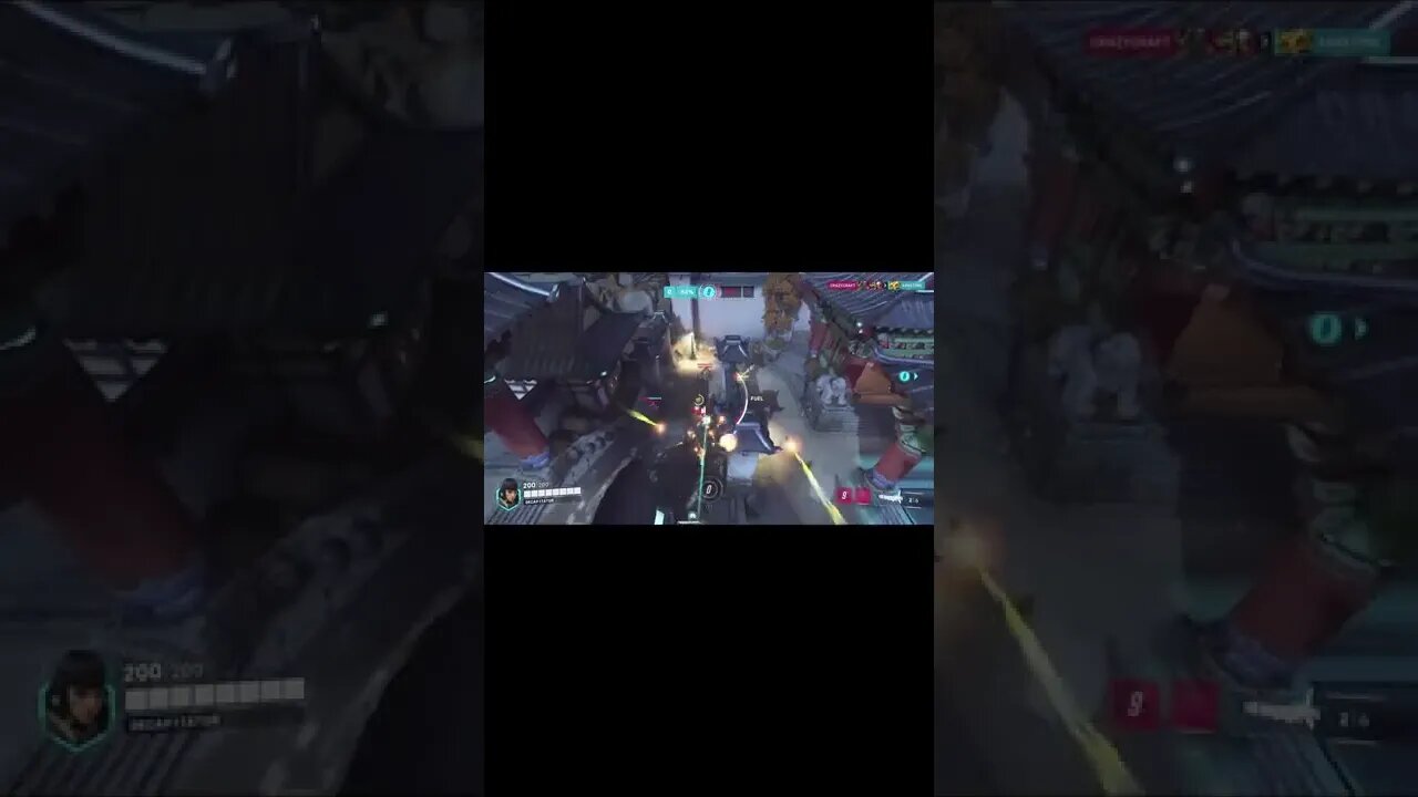 Overwatch 2 - Pharah - Failed Hax (Competitive - Role Queue) Xbox #shorts