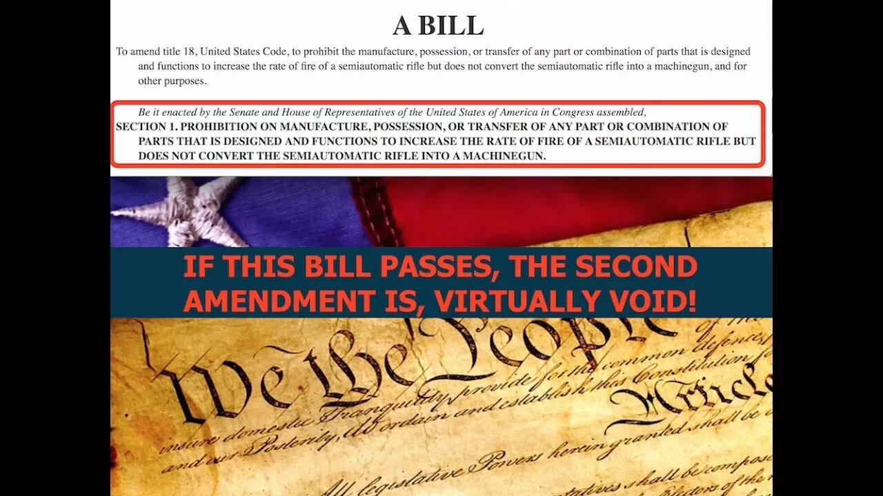 Bill Rushed into House to Destroy the 2nd Amendment after Vegas - Plan on Schedule