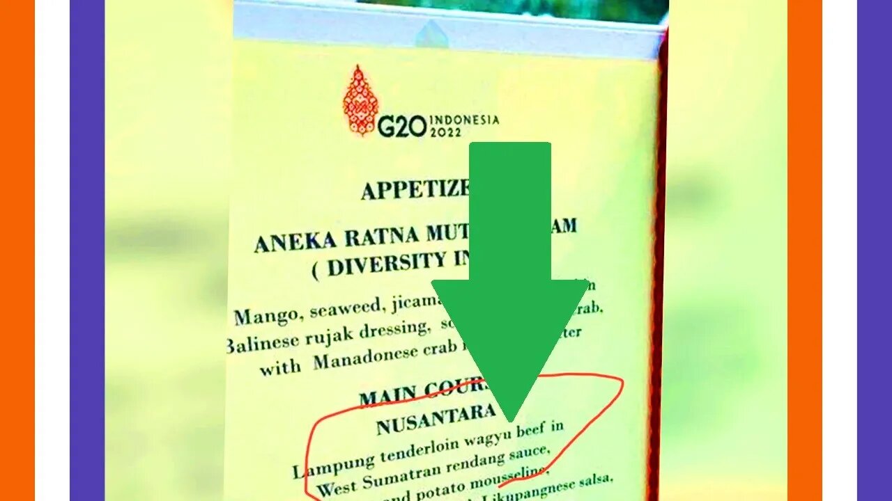 Bug Pushers Dine On Wagyo Beef At G20 Summit 🟠⚪🟣 NPC Global