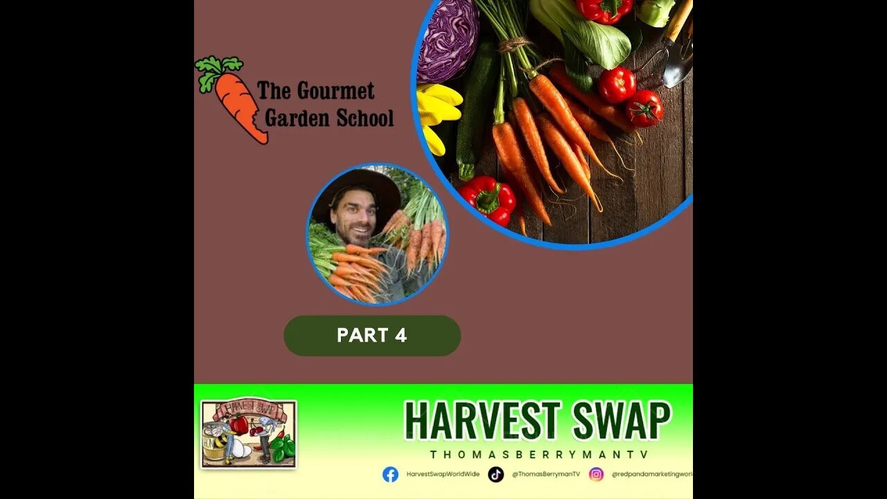 The Gourmet Garden School Interview Part 4: #gardeners #gardening #harvestswap #growingfruits #bees