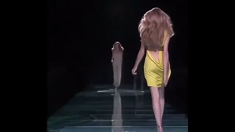 Michaela Kocianova in Versace Spring Summer 2008