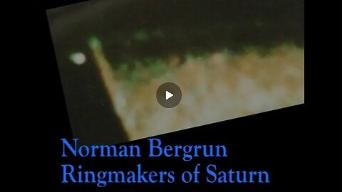 RINGMAKERS OF SATURN: NORM BERGRUN