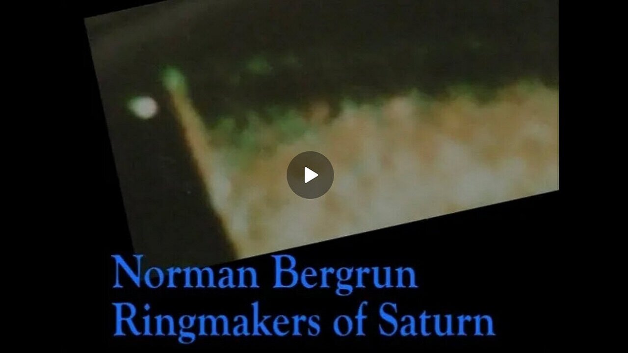 RINGMAKERS OF SATURN: NORM BERGRUN