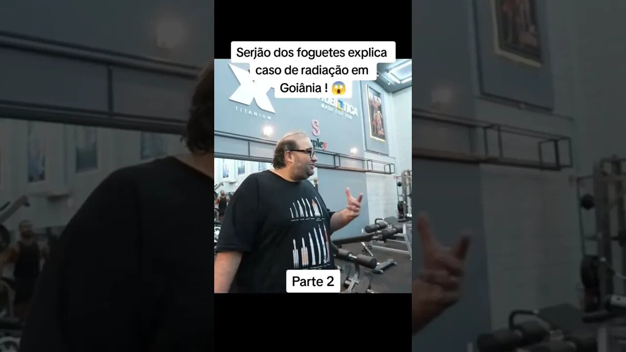 Serjão dos foguetes explica caso de radiação em Goiânia ! #shorts