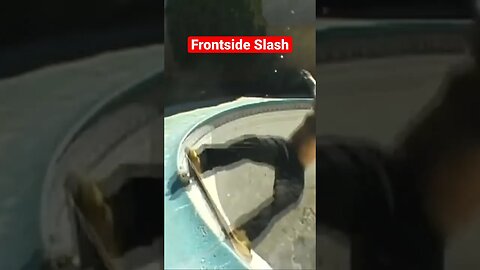 Frontside SLASH on Ladyfinger Coping #poolskateboarding #skateboarding #poolskating