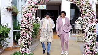 Mithun Chakraborty With Son Namashi Chakraborty Promote Their Film Bad Boy 📸