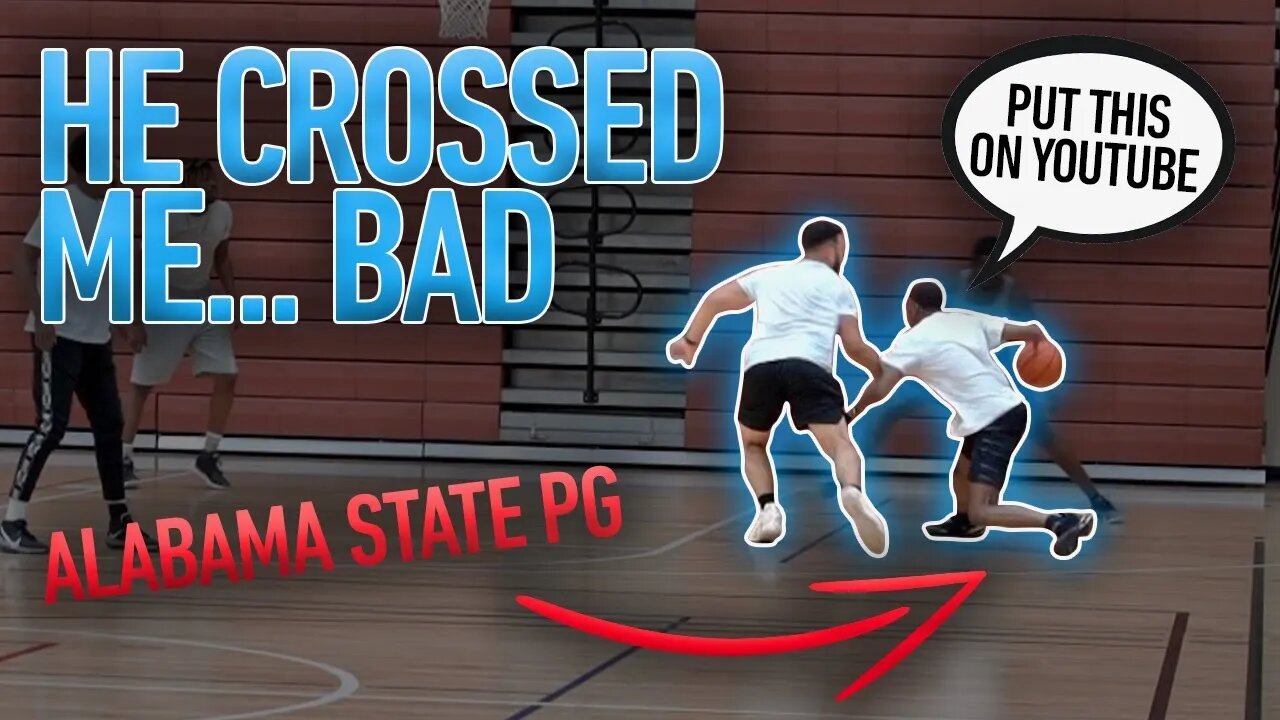 I Got CROSSED Bad By A D1 Point Guard.. SO I Went CRAZY ! (Mic'd Up 5v5)