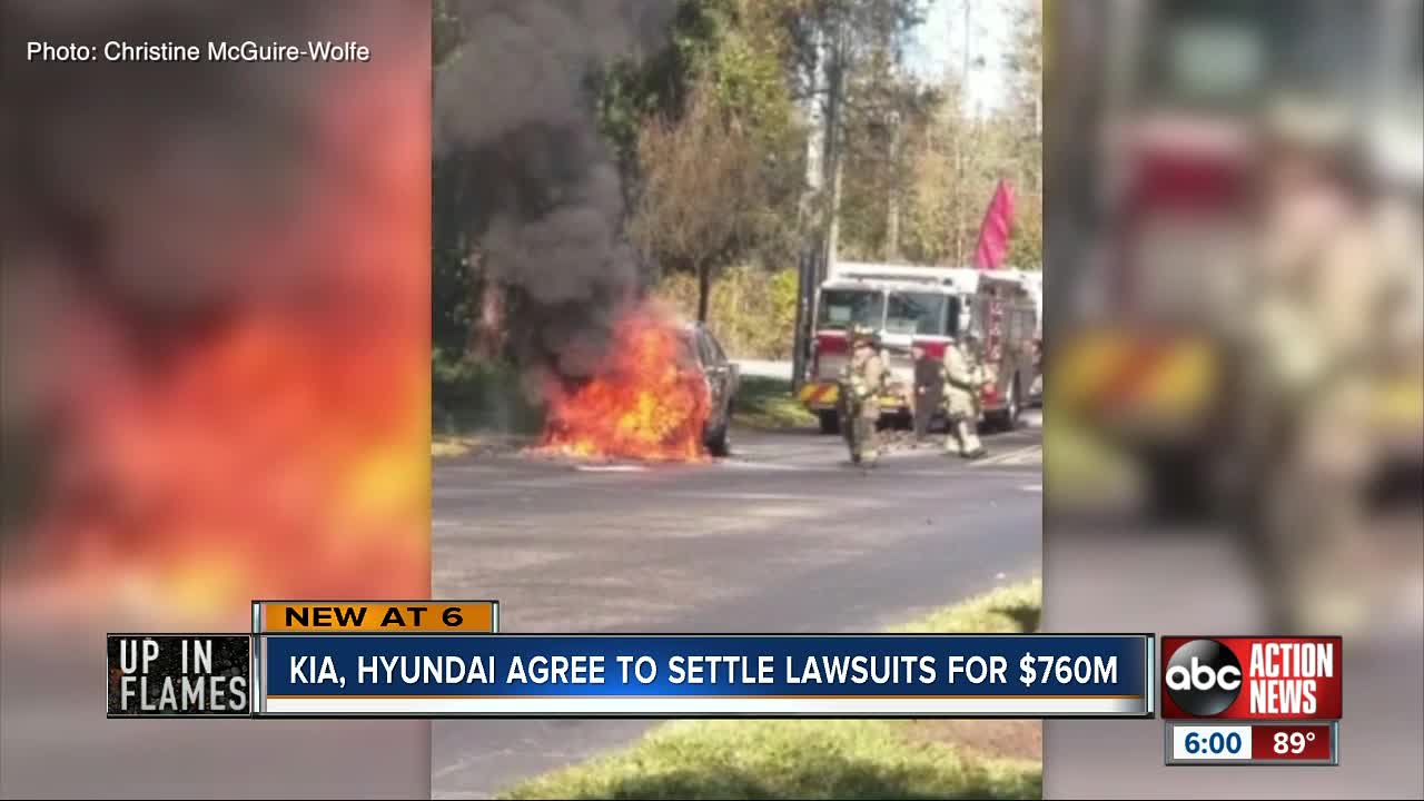 Kia, Hyundai agree to settle U.S. class action lawsuits over engine fires for more than $760 million