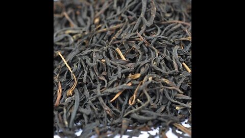 Orthodox Black tea. "organic and handrolled"