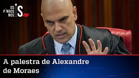 Em show de cinismo, Moraes dará palestra sobre "defesa da democracia"