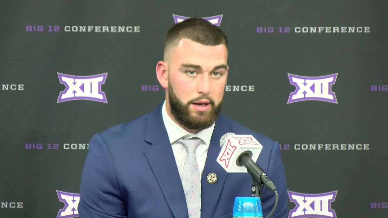 Kansas State Football | Skylar Thompson talks about Deuce Vaughn's offseason improvement