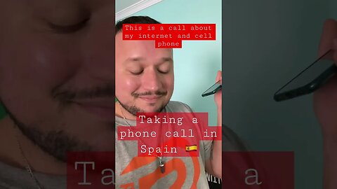 Phone Call in Spain #shorts