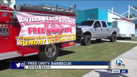 Free unity barbecue held in Riviera Beach on Sunday