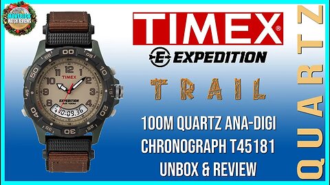 Cheap Greatness! | Timex Expedition Trail 100m Quartz Ana-Digi Chronograph T45181 Unbox & Review