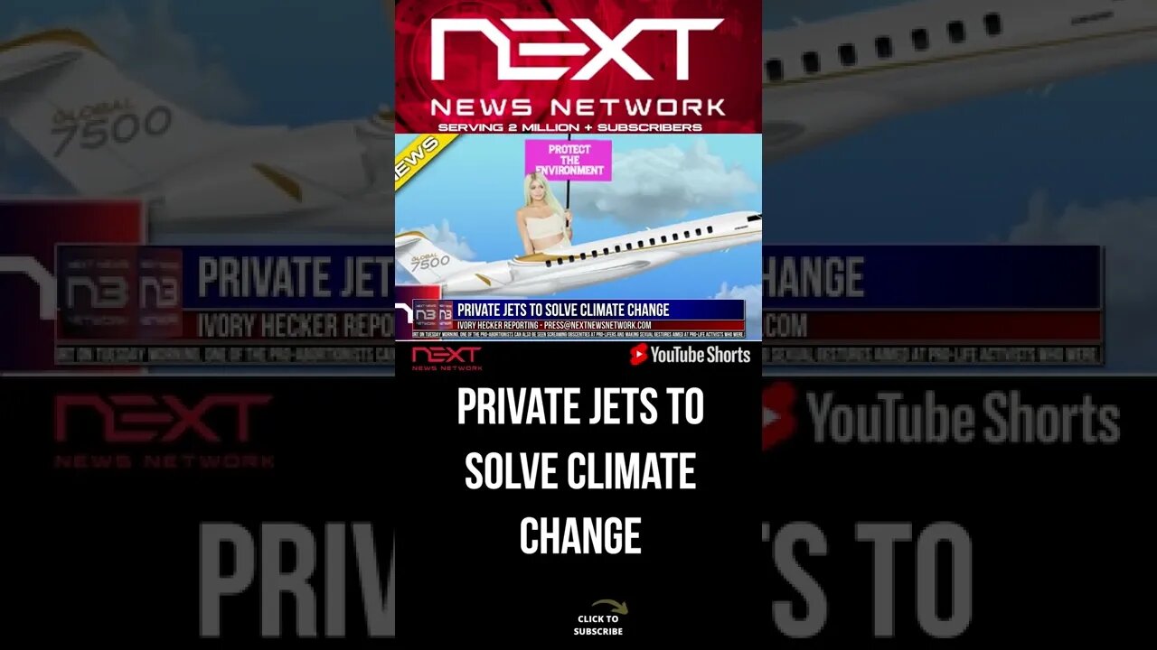 Private Jets To Solve Climate Change #shorts