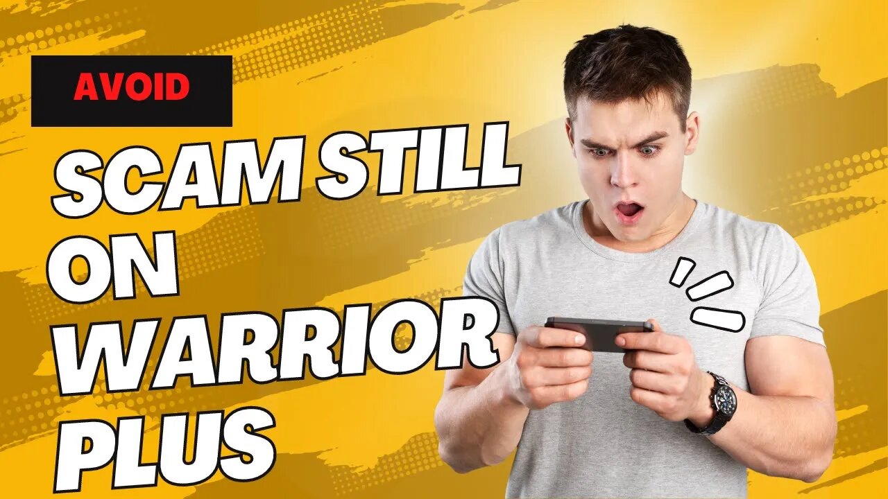 Scam Product still on WarriorPlus