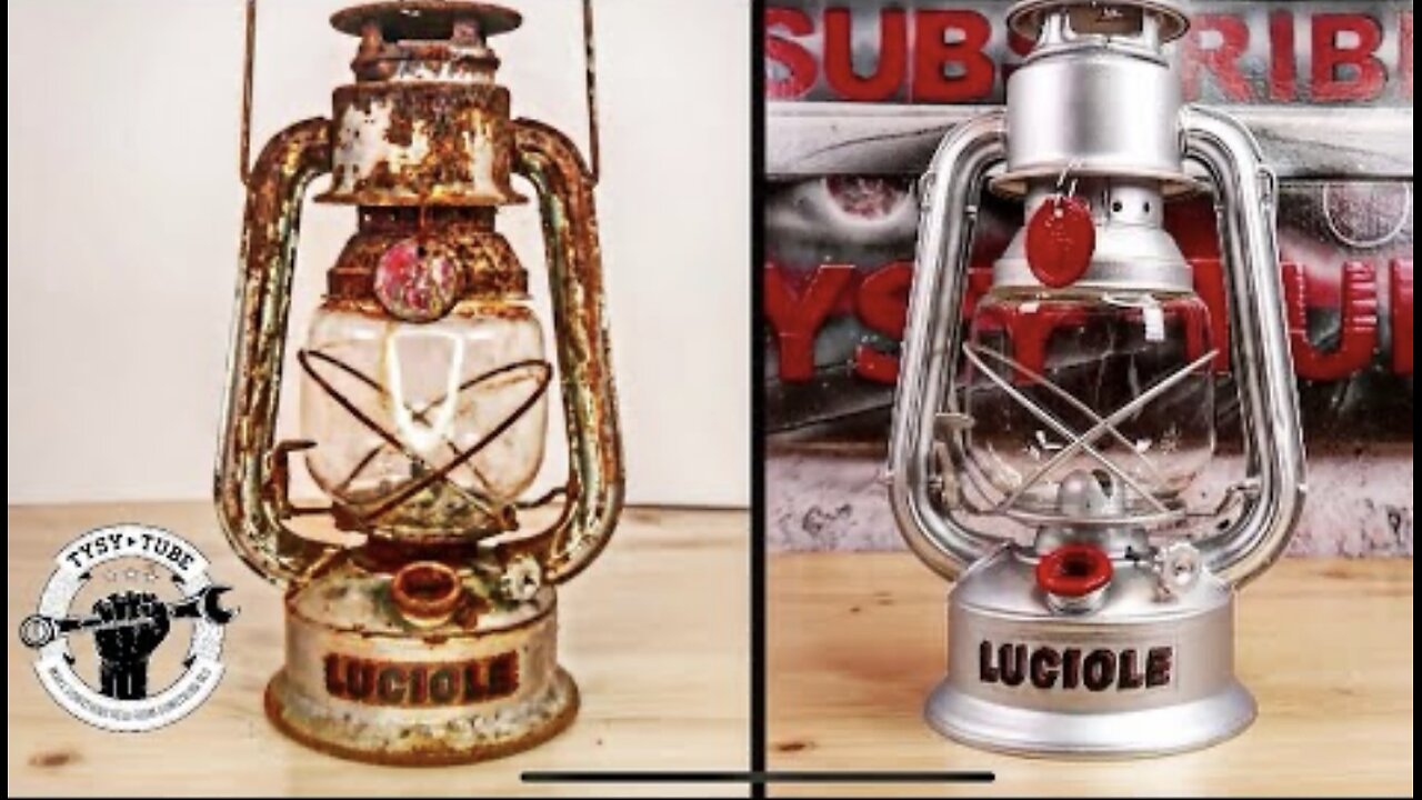 Rusted Petrol Lamp - Restoration