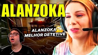 REACT - ALANZOKA MELHOR DETETIVE (MELHORES CLIPS)