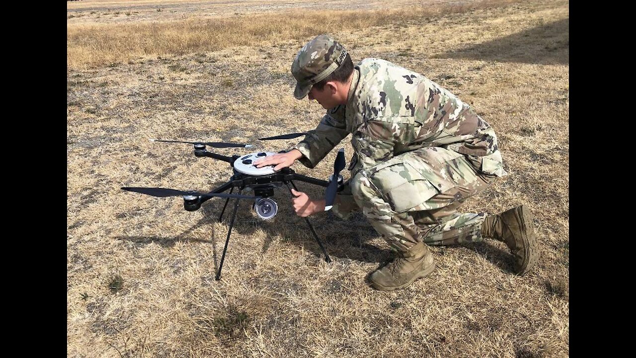 Army bomb techs field test new aerial drone