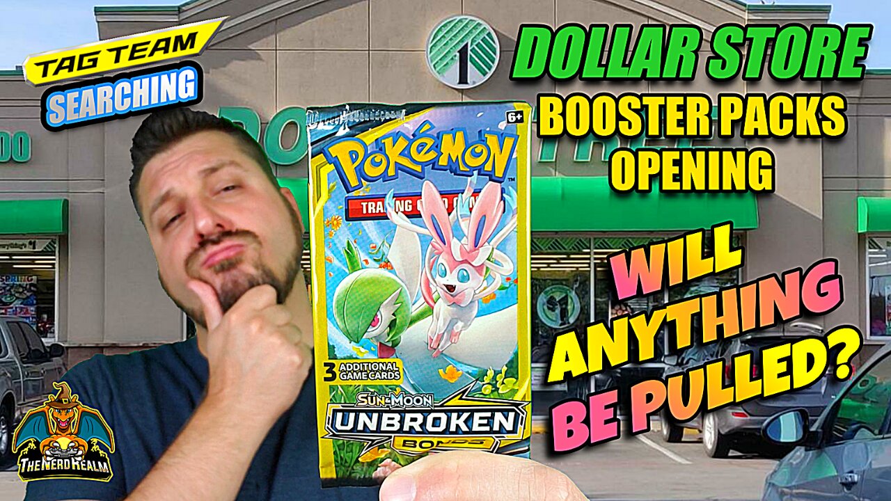 Dollar Store Booster Packs | Tag Team Searching | Pokemon Cards Opening