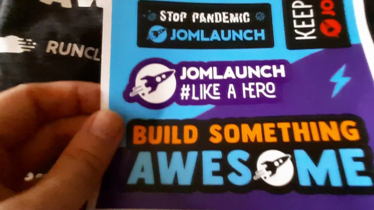 #jomlaunch2021 swag unboxing