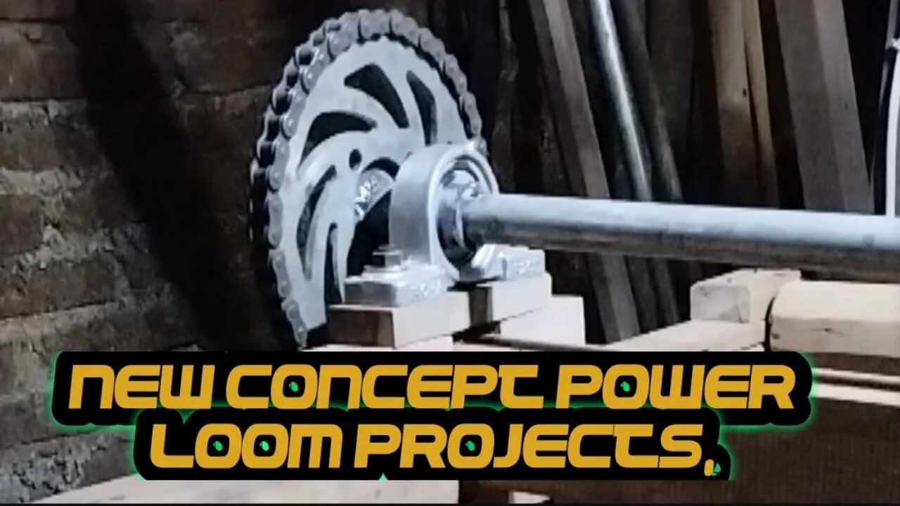 New concept power loom projects. #diy #homemade #powerloom #assembly #atbm #viral #project