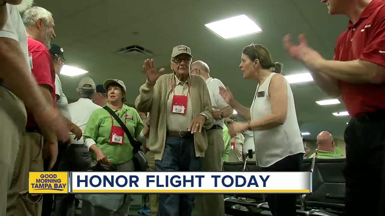 Honor Flight takes vets to D.C. war memorials