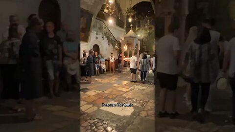 The Tomb Of Jesus - Holy Sepulchre JERUSALEM Israel 🇮🇱 #shorts