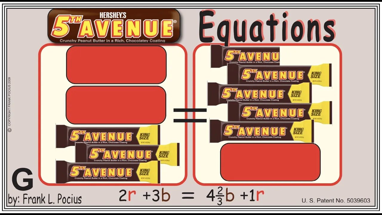 G2_FIFTH AVENUE(notation) 2r+3b=4.67b+1r _ SOLVE BASIC EQUATIONS _ SOLVE BASIC WORD PROBLEMS