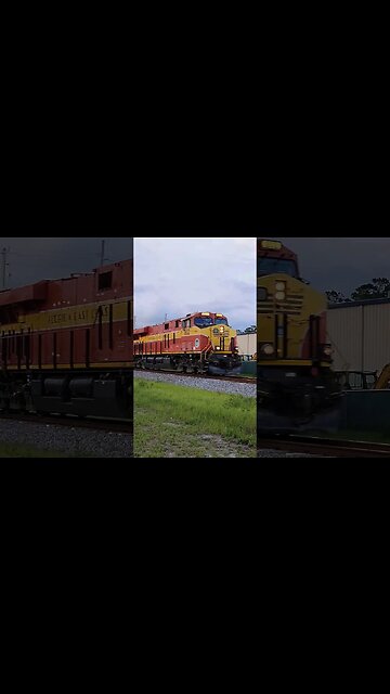 Florida East Coast Railway FEC-107 at Beville Rd Daytona Beach July 9 2023 #railfanrob #fec107