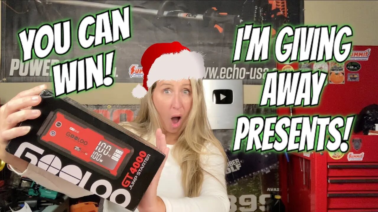 YOU CAN WIN the BEST Jump Starter, GOOLOO GT4000! Merry Christmas ya'll!