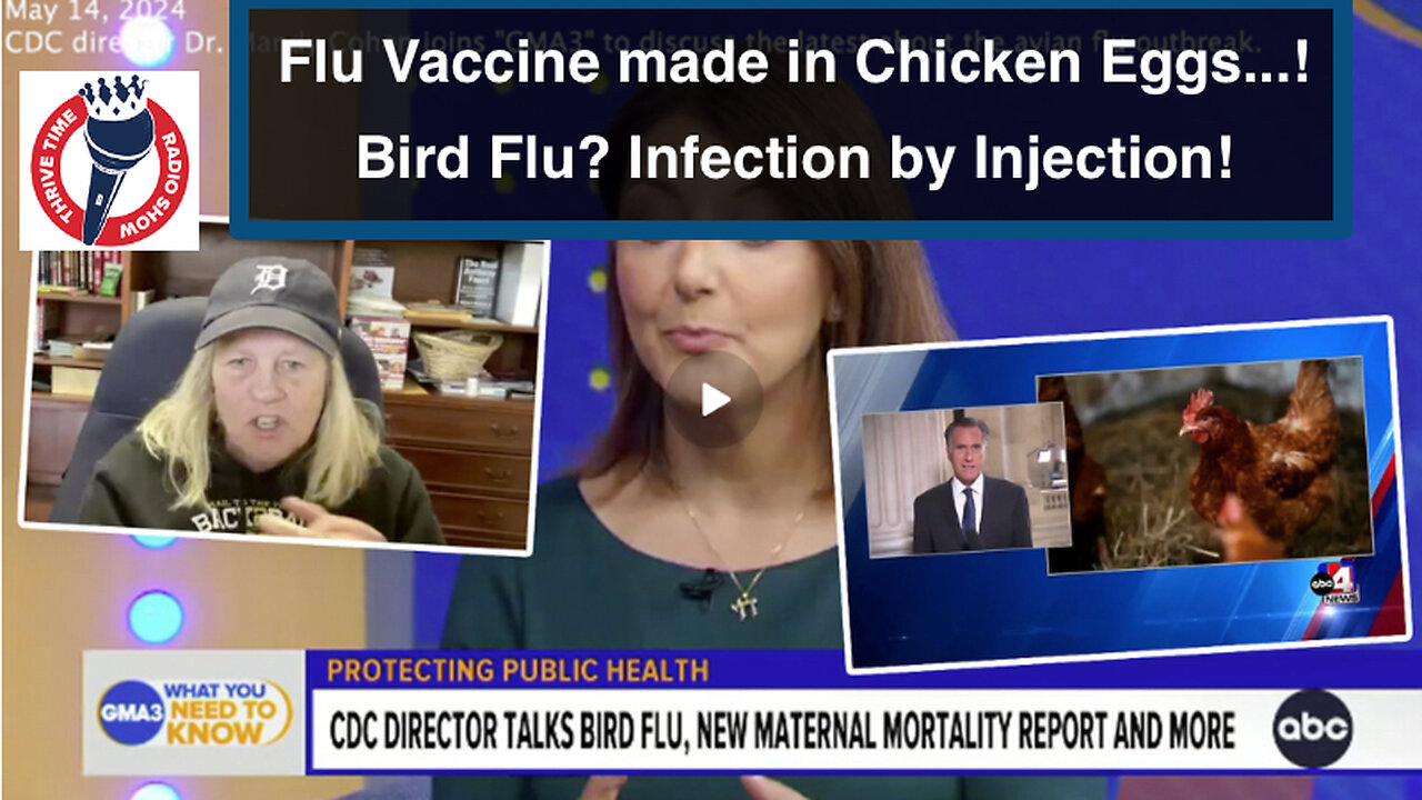 Flu shot, made in chicken eggs, bird flu you said?