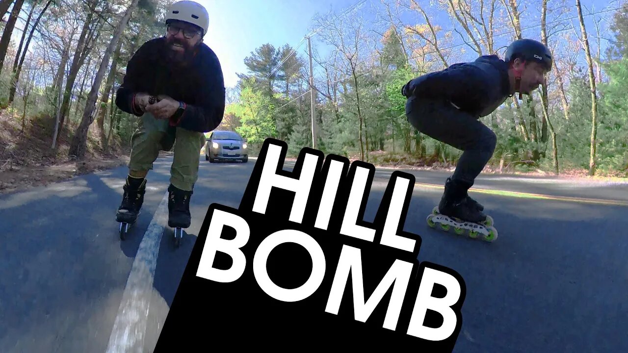 DOWNHILL SKATING WITH WORLD'S FASTEST SKATER - GABE HOLM